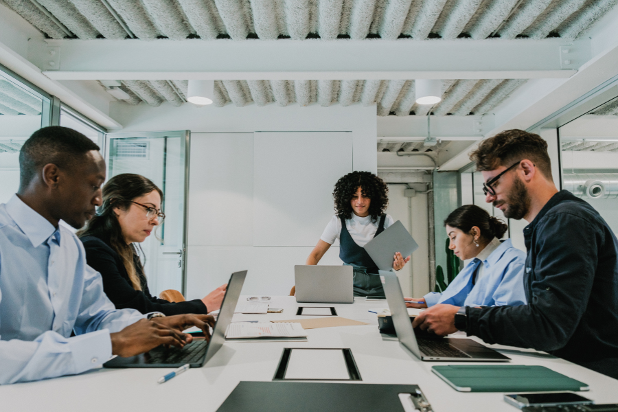 businesses discussing UAE corporate tax